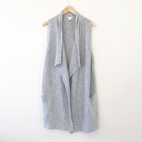 H&M Gray Sleeveless Cardigan Size XS/S - Picture 1 of 5